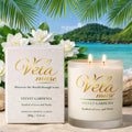 Velvet Gardenia Premium Aromatic Candle – Luxury Floral Scent